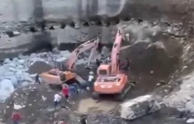 La mina donde se registró la emergencia.