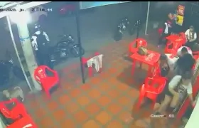 Momento de la masacre en Las Nieves.