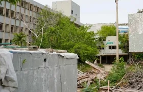 Deterioro del edificio del Seguro de Los Andes. 