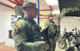 Operativo de la Policía. 
