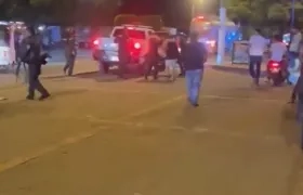 Imagen de los policías atacados.