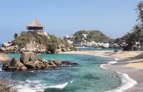Aspecto del Parque Tayrona. 