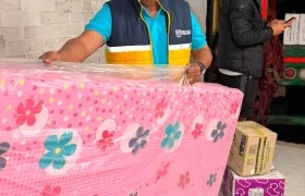 Personero de Pereira con las primeras ayudas