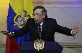 El Presidente saliente Gustavo Petro.