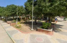 Plaza principal de Polonuevo. 