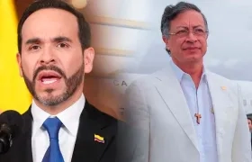 Presidente Abelardo De La Espriella y el expresidente Gustavo Petro. 