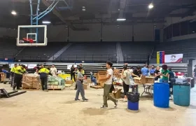 El gobierno indicó que toda la ayuda que llegue a estos centros de acopio en Puerto Rico se unificará en un mismo esfuerzo. 