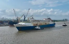 Aumentar el calado permitirá el ingreso de buques más grande a los puertos en Barranquilla. 