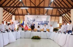 Reunión que lideró el Ministerio del Interior en Valledupar, en plena campaña electoral.