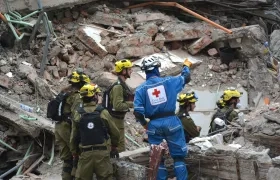 Labores de rescate en Cali.