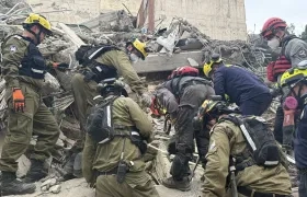 Imagen de las labores de rescate.