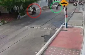 Robo de motocicleta en el barrio Buena Esperanza. 