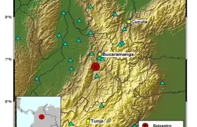 Imagen del reporte del Servicio Geológico Colombiano.