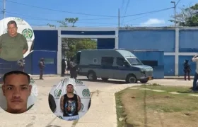 Tres de los reclusos que aparecen en la lista de trasladados a Bogotá. 