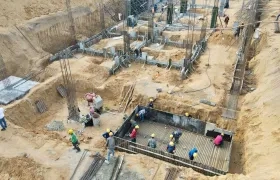 Obras en sede Centro de la Universidad del Atlántico.
