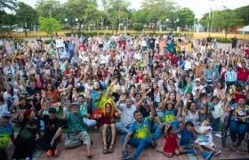 Unos de los shows de El Caribe Cuenta, en la Aduana.