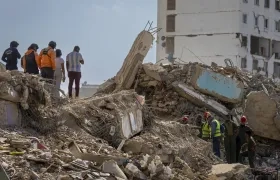 Imagen de la emergencia en La Guaira. 