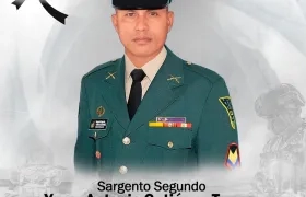 El sargento segundo Yuver Antonio Gutiérrez Torres.