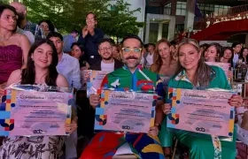 Entrega de diplomas.