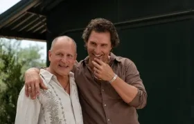 Los actores Matthew McConaughey y Woody Harrelson. 