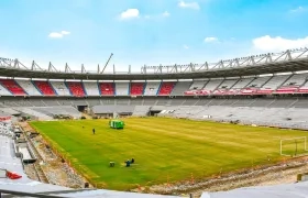 Estado actual de las obras de remodelación y ampliación del estadio Metropolitano.
