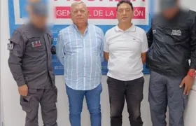 Luis Tete Samper y José Armando Ulloa Niño, exalcalde de Ciénaga y contratista, respectivamente.