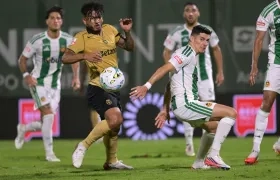 El samario Luis Suárez durante el partido contra Rio Ave.