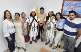 Dirección Territorial Magdalena de la URT y comunidades indígenas.