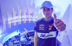 Sebastián 'Tatán' Garzín, piloto huilense. 