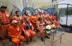 Grupo de rescatistas mexicanos conocido como 'Topos Azteca'.