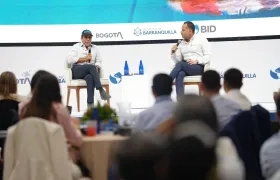 El alcalde Alejandro Char en la Red de Ciudades del BID, que se realiza en Barranquilla.