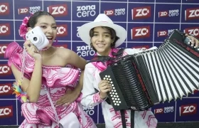 Luciana Flórez y Aram Calderón. 