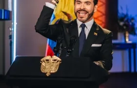 El Presidente Abelardo De La Espriella.