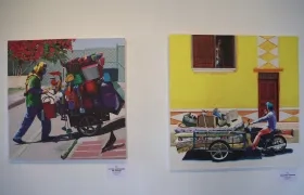 Fotografías que hacen parte de la exposición. 