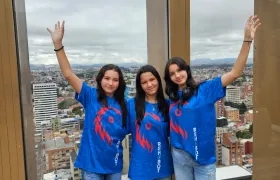 La jóvenes barranquilleras irán a Estados Unidos. 