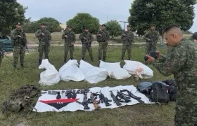 Abatidos del ELN.