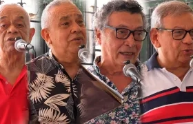 José Chois, Manuel Henríquez, Gilberto Marenco y Fabián Orozco.