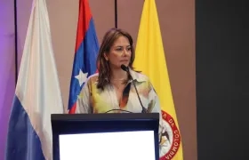 Ana María Vesga, ministra de Salud.