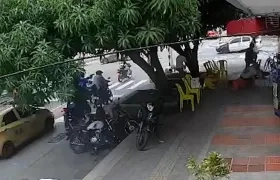 Momento del ataque a bala.