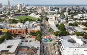 Calle 72 entre carrera 41 B y 46