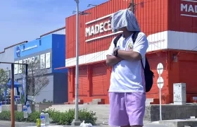 El calor en Barranquilla por estos días es más sofocante que de común. 