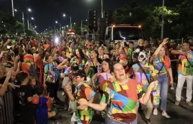 Cantores Killeros durante el desfile en 2025.