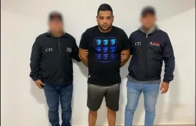 Yesid Albán Arcón Sandoval fue capturado por agentes del CTI. 