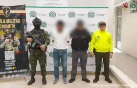 Uno de los capturados durante los operativos. 