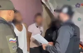 Dos de los capturados. 