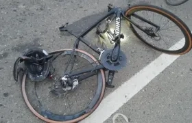 Imagen de un accidente en la Vía al Mar.
