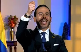 El Presidente Abelardo De La Espriella.