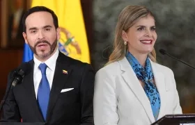 Abelardo De La Espriella y Laura Fernández.