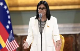 Delcy Rodríguez, presidenta de Venezuela.