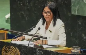 Delcy Rodríguez, presidenta encargada de Venezuela.